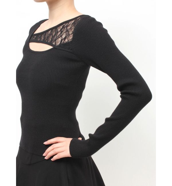 RESEXXY「レースコンビニットプルオーバー」|ニット・セーター|