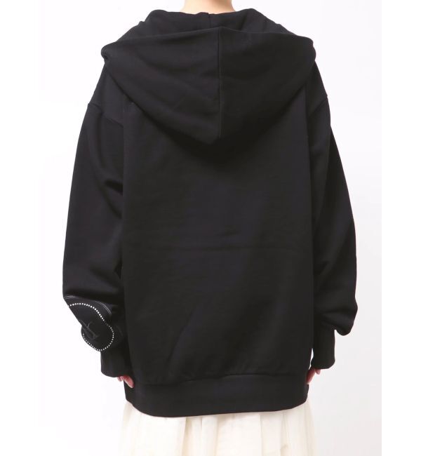 dazzlin「【吉田朱里】ストーンアートハーフジップフーディ」|パーカー|