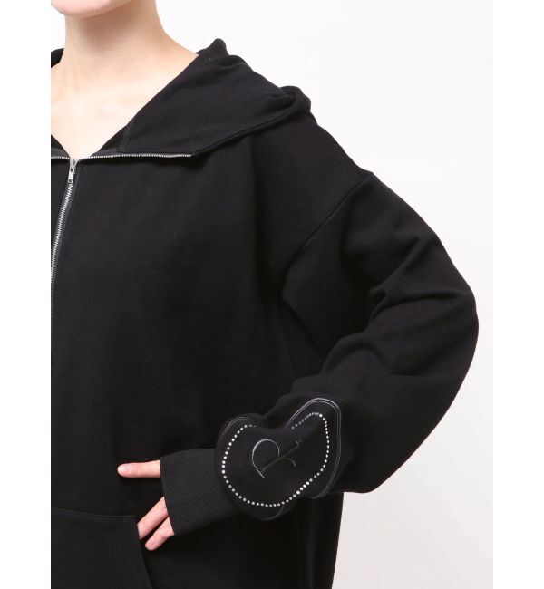 dazzlin「【吉田朱里】ストーンアートハーフジップフーディ」|パーカー|