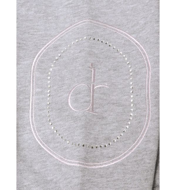 dazzlin「【吉田朱里】ストーンアートハーフジップフーディ」|パーカー|