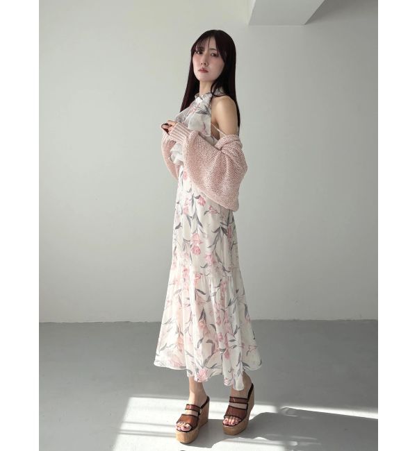 MERCURYDUO「透かし編みラメ混ボレロカーディガン」|カーディガン|