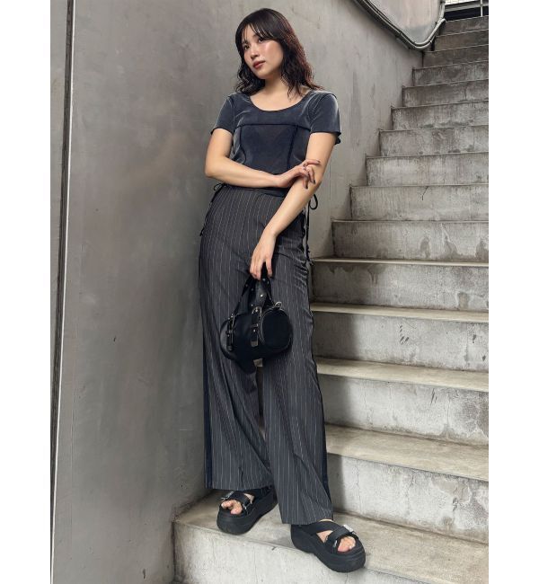 MURUA「フェードシアーベロアトップス」|Tシャツ・カットソー|