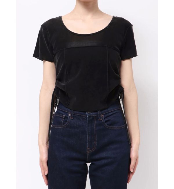 MURUA「フェードシアーベロアトップス」|Tシャツ・カットソー|