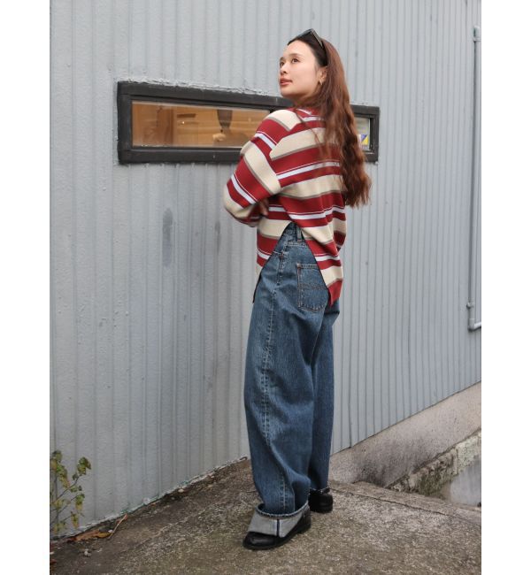 Ungrid「ロールアップルーズデニム」|デニム|