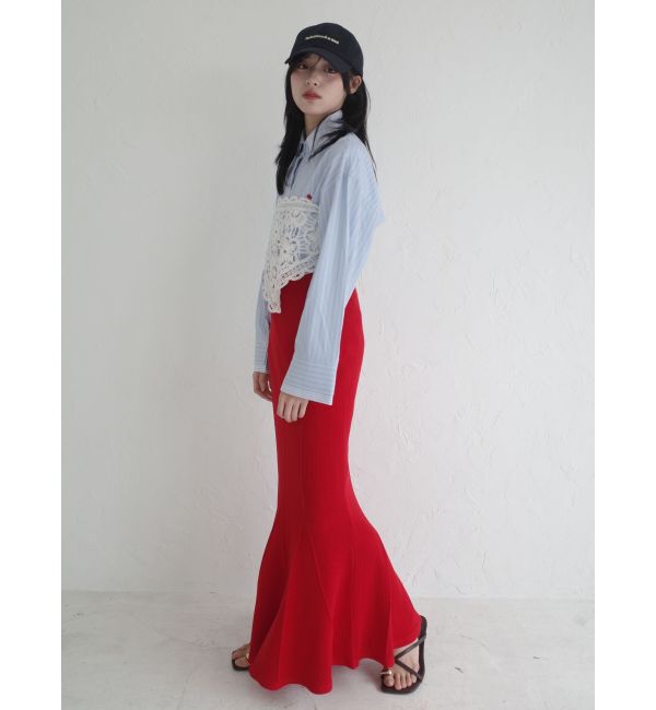 LAGUNAMOON「マーメイドリブニットスカート」|スカート|