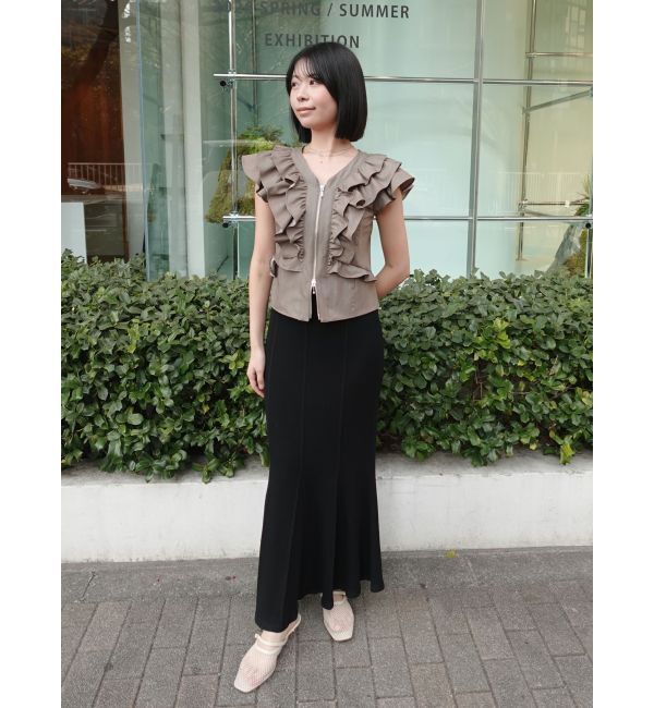 LAGUNAMOON「マーメイドリブニットスカート」|スカート|