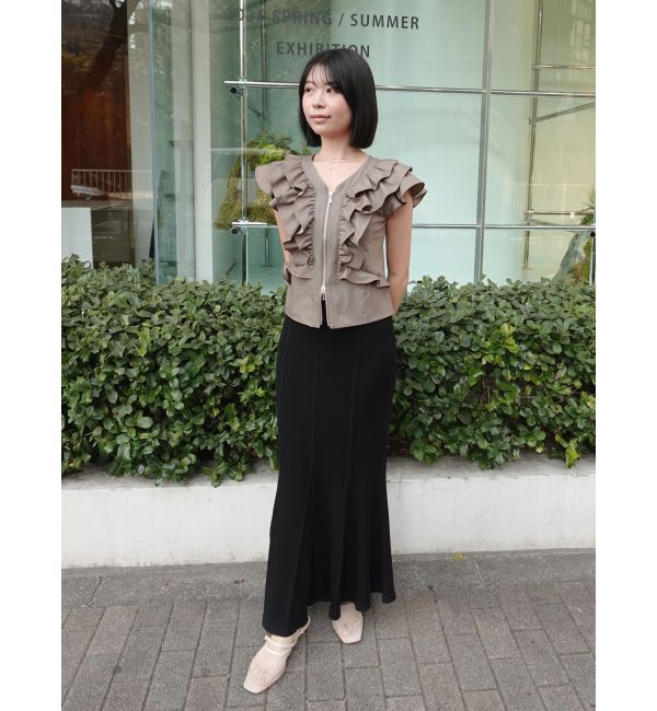 LAGUNAMOON「マーメイドリブニットスカート」|スカート|