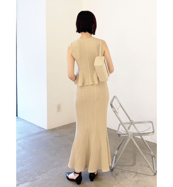 LAGUNAMOON「マーメイドリブニットスカート」|スカート|