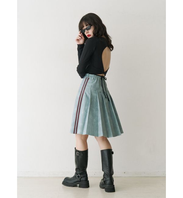 jouetie「バックオープンロゴトップス」|Tシャツ・カットソー|