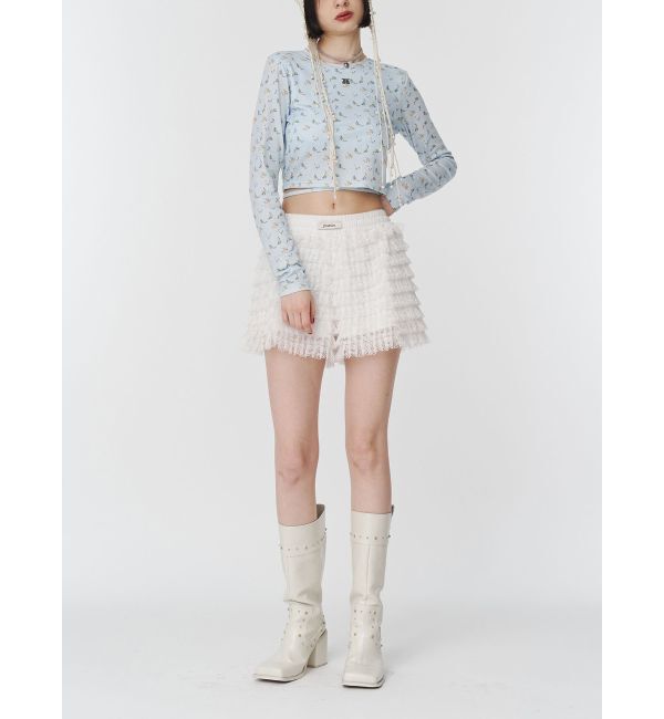 jouetie「バックオープンロゴトップス」|Tシャツ・カットソー|