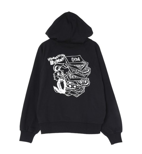 GYDA「HYPERACTIVE BUNNYスウェットパーカー」|パーカー|