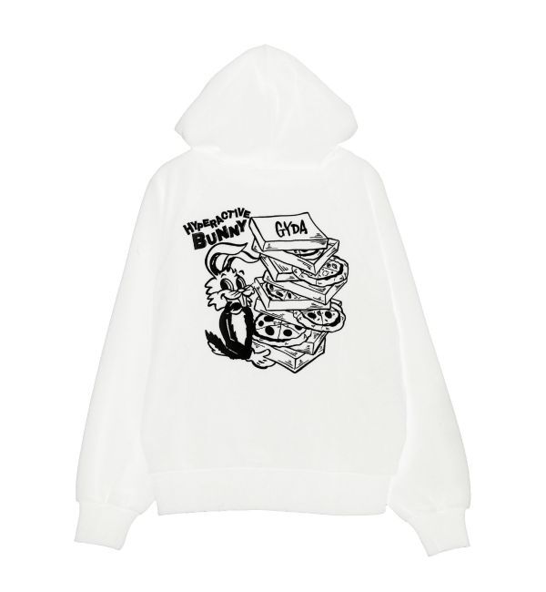 GYDA「HYPERACTIVE BUNNYスウェットパーカー」|パーカー|