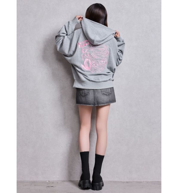 GYDA「HYPERACTIVE BUNNYスウェットパーカー」|パーカー|