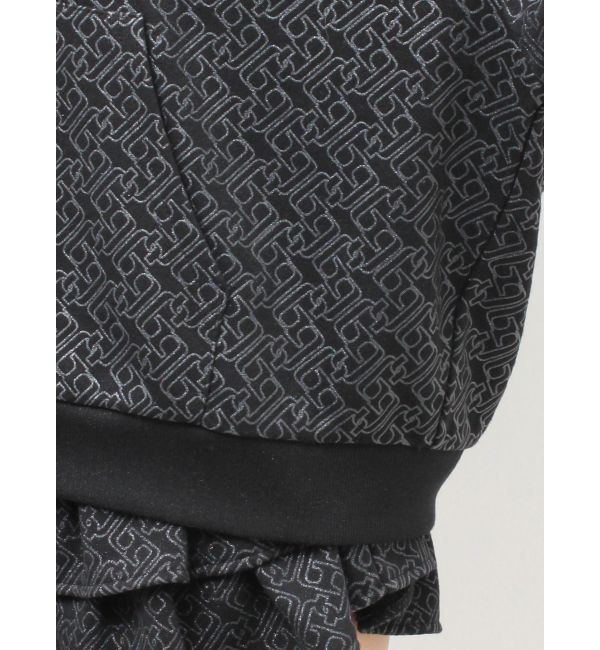 GYDA「GG chain glitter print BIGパーカー」|パーカー|