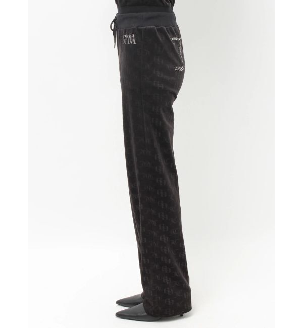 GYDA「GYDA&times;Juicy Couture GG JC Emboss Big Bling Velour Track Pants」|その他|