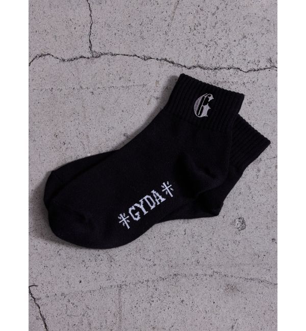 GYDA「ONE G POINTショートSOX」|ソックス|ブラック