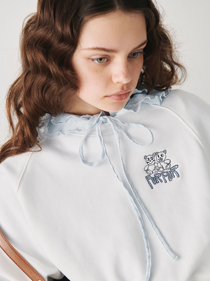 FURFUR「ラッフルフリルプルオーバー」|シャツ・ブラウス|