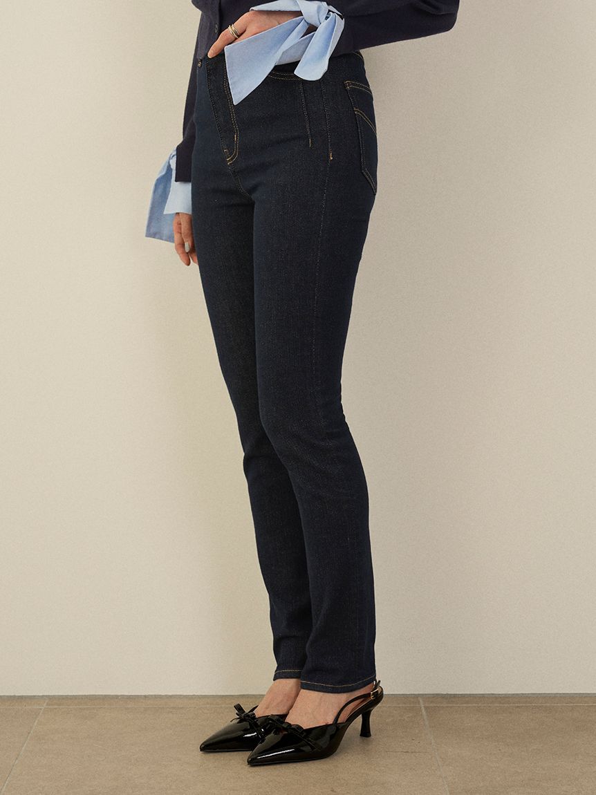 SNIDEL「【STYLEUPPANTS】ハイウエストストレート」|チノ|