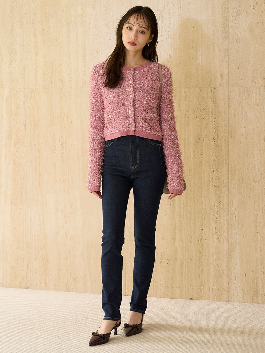 SNIDEL「【STYLEUPPANTS】ハイウエストストレート」|チノ|