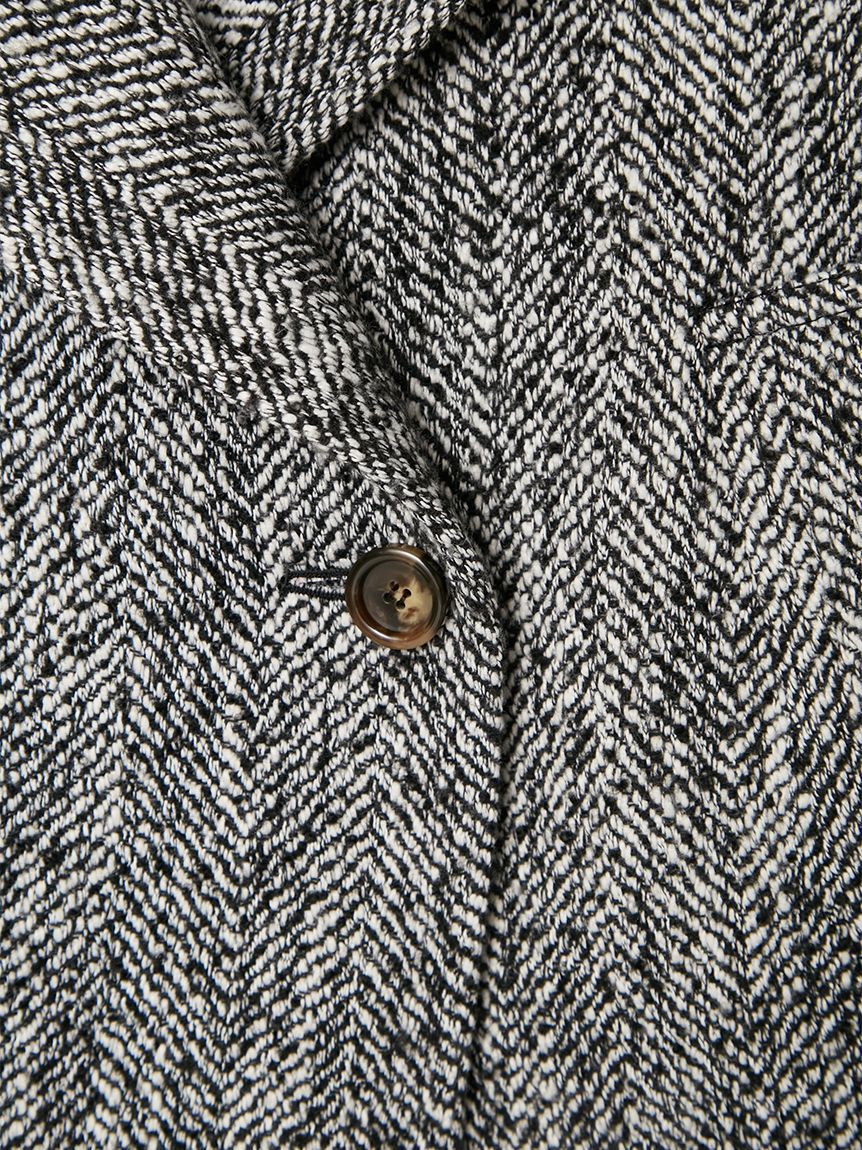 FRAY I.D「スタンドカラーショートコート」|トレンチコート|