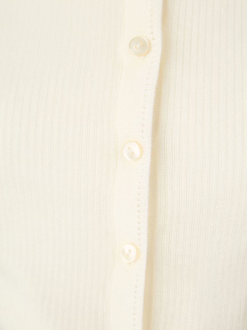 FRAY I.D「レースカラーニットカーディガン」|カーディガン|