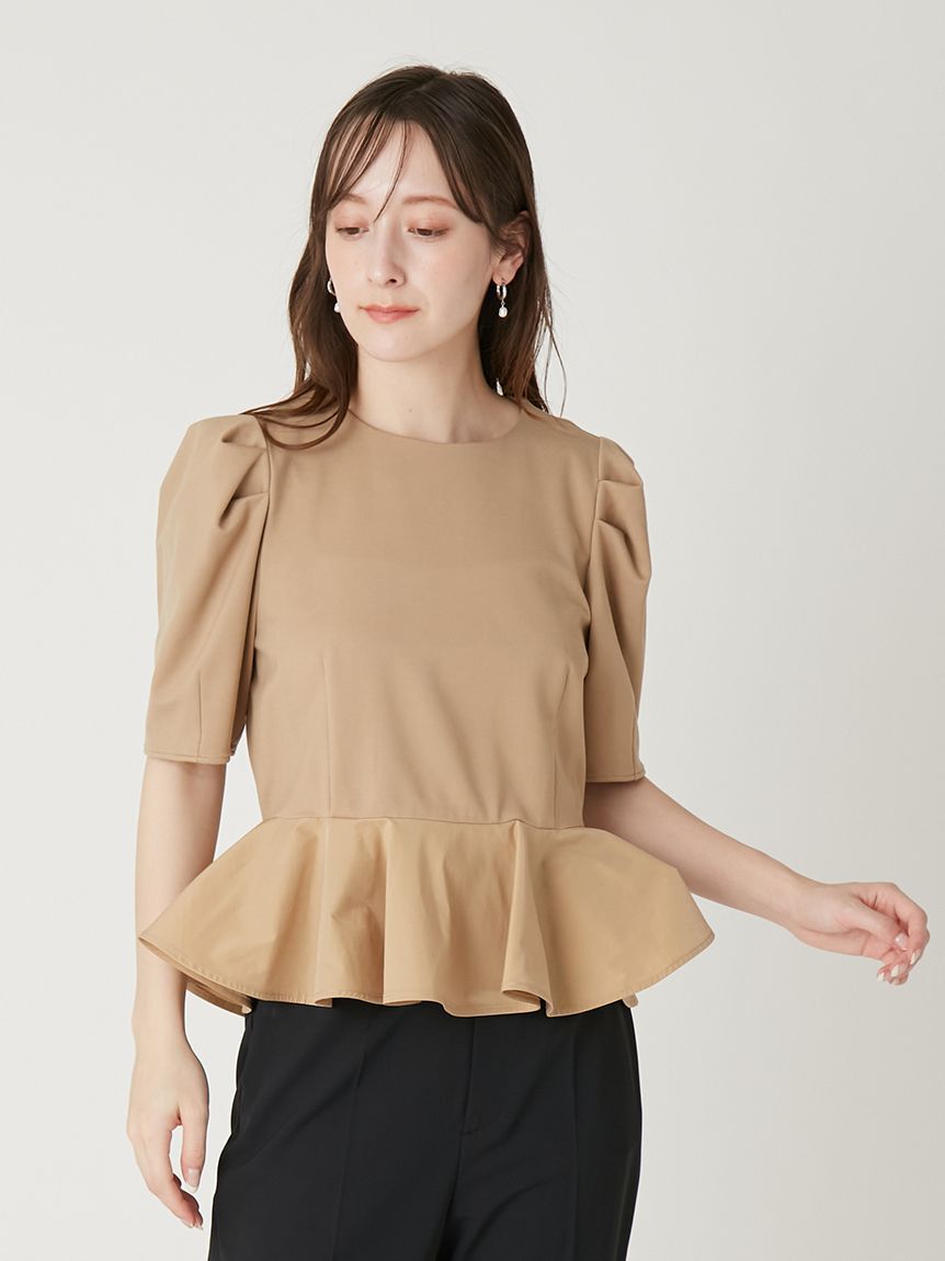 FRAY I.D「ドッキングペプラムカットソー」|Tシャツ・カットソー|