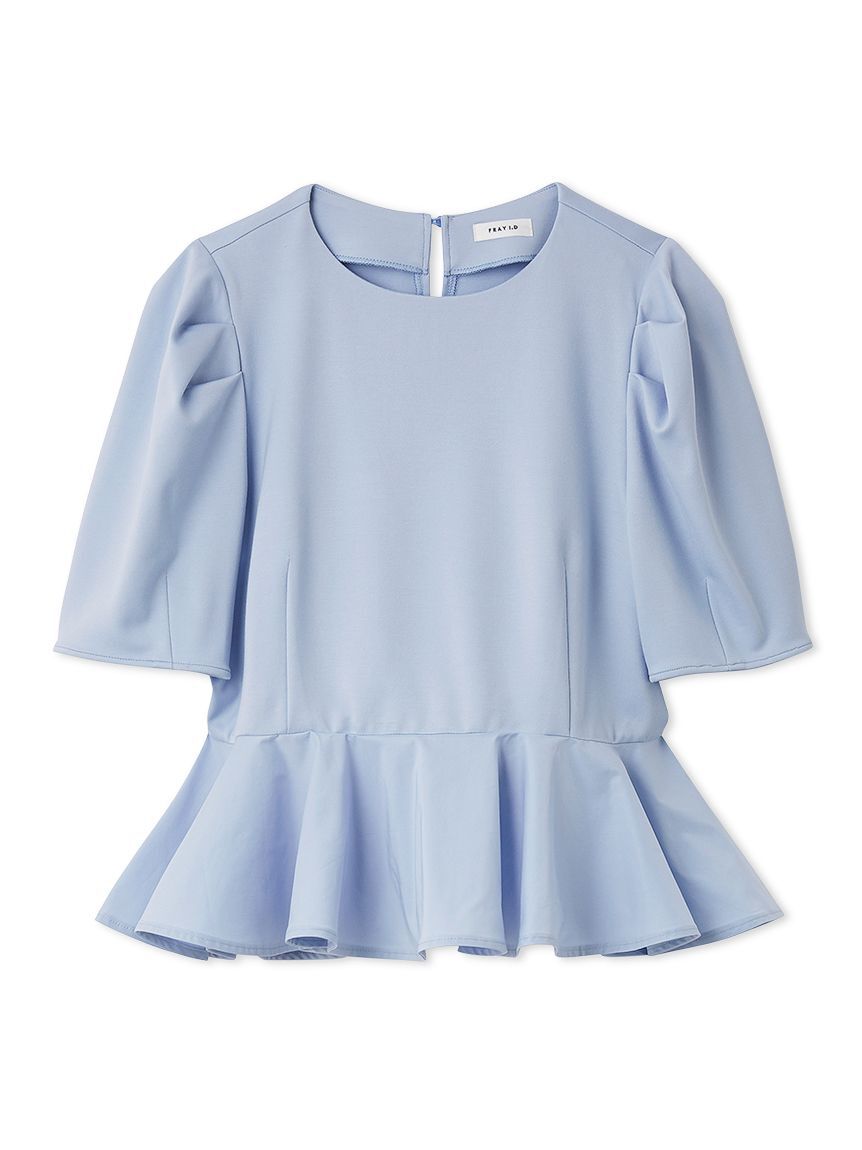 FRAY I.D「ドッキングペプラムカットソー」|Tシャツ・カットソー|