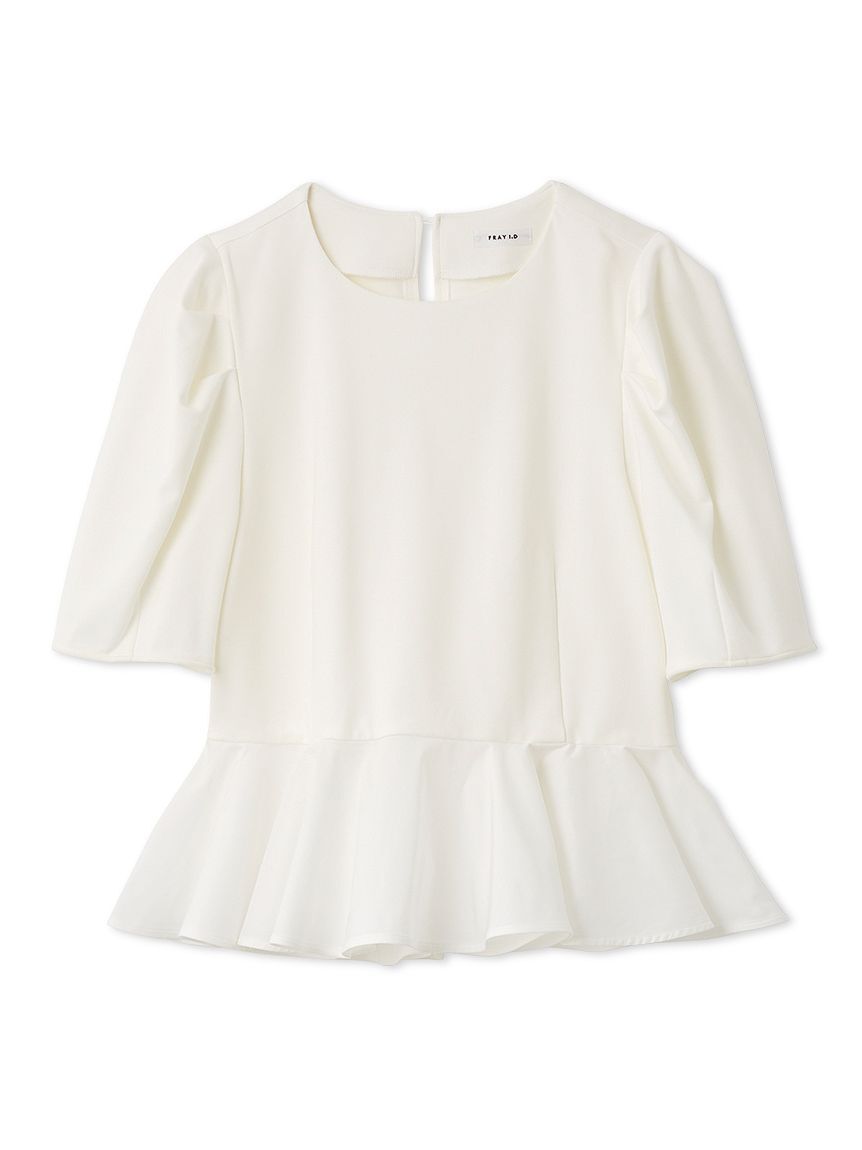 FRAY I.D「ドッキングペプラムカットソー」|Tシャツ・カットソー|