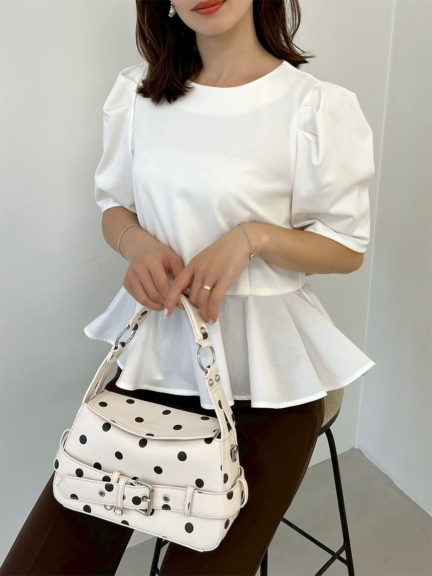 FRAY I.D「ドッキングペプラムカットソー」|Tシャツ・カットソー|