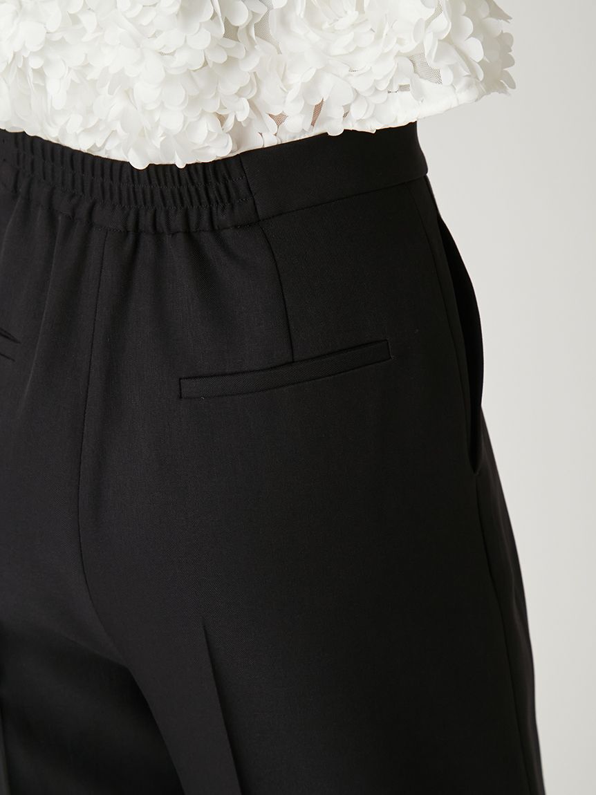 FRAY I.D「ダブルタックワイドパンツ／ウォッシャブル・UVカット・防シワ」|チノ|