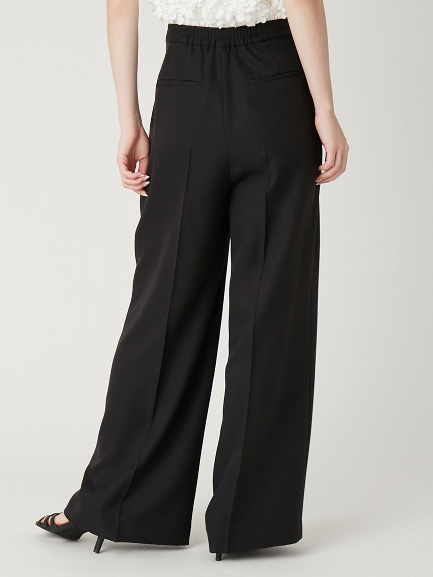 FRAY I.D「ダブルタックワイドパンツ／ウォッシャブル・UVカット・防シワ」|チノ|