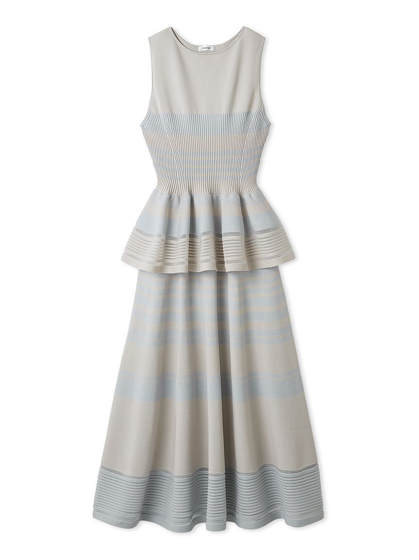 FRAY I.D「ホールガーメントペプラムニットワンピース／ウォッシャブル」|ワンピース|BEG