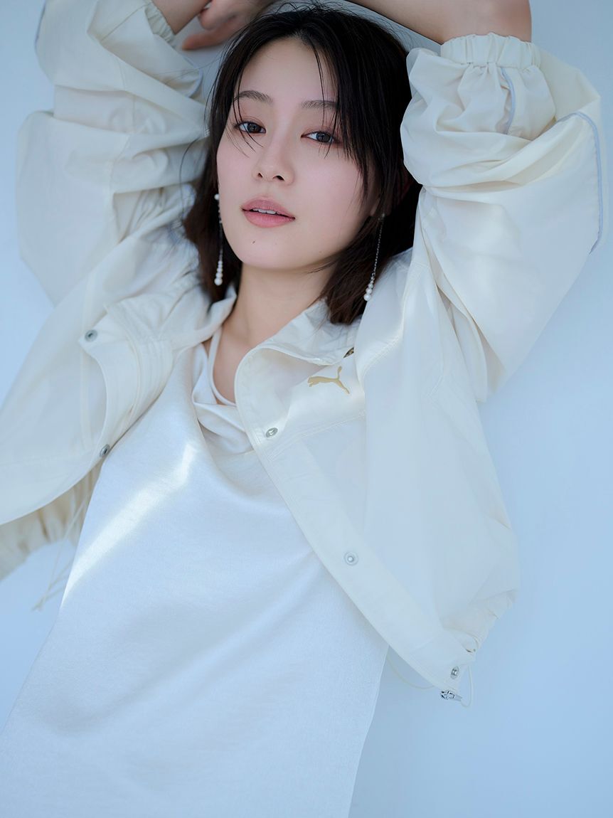 FRAY I.D「【FRAY I.D&times;PUMA】ナイロンブルゾン／UVカット・撥水」|ブルゾン・スタジャン|BEG