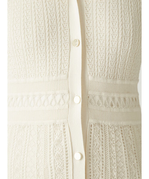 FRAY I.D「アイレットレースニットワンピース」|ワンピース|