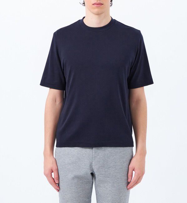 MACKINTOSH PHILOSOPHY「18Gコットン天竺 クルーネックニットTシャツ」|ニット・セーター|