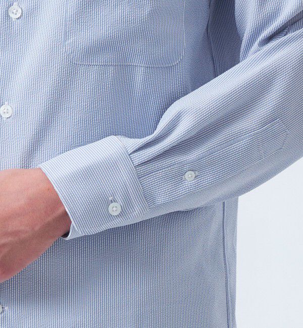 MACKINTOSH PHILOSOPHY「トロッター ボタンダウンシャツ ナローサッカー」|シャツ・ブラウス|