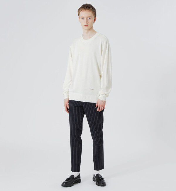  「ハイゲージクルーネック」|ニット・セーター|