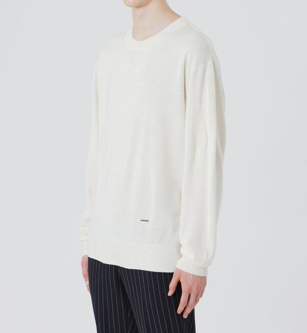  「ハイゲージクルーネック」|ニット・セーター|