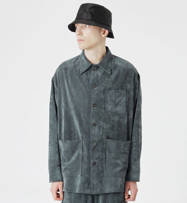  「コーデュロイワークジャケット」|シャツ・ブラウス|グリーン
