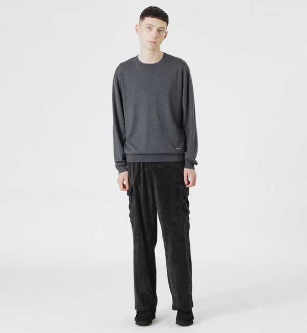  「ハイゲージウォッシャブルクルーネック」|ニット・セーター|