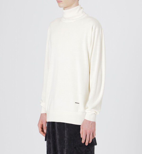  「ハイゲージウォッシャブルタートルネック」|ニット・セーター|