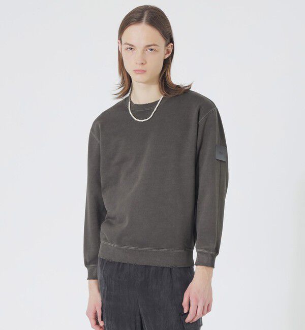  「ピグメントブロークンスウェット」|Tシャツ・カットソー|グレー