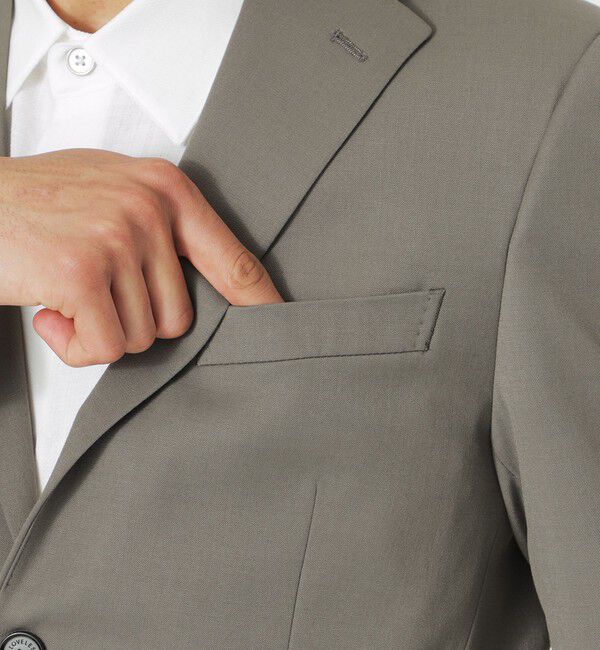  「ウールミックスツイルジャケット」|テーラードジャケット|