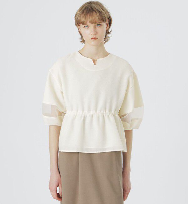  「バブルジャカードペプラムブルゾン」|ブルゾン・スタジャン|