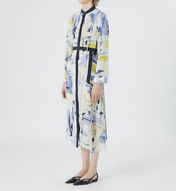  「ニュアンスプリントワンピース」|ワンピース|