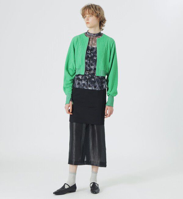  「ジャカードカットソーカーディガン」|Tシャツ・カットソー|