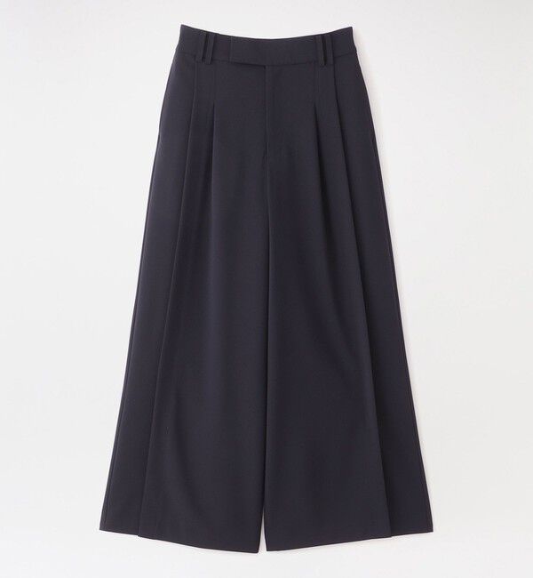  「スリットワイドパンツ」|その他|ブルー