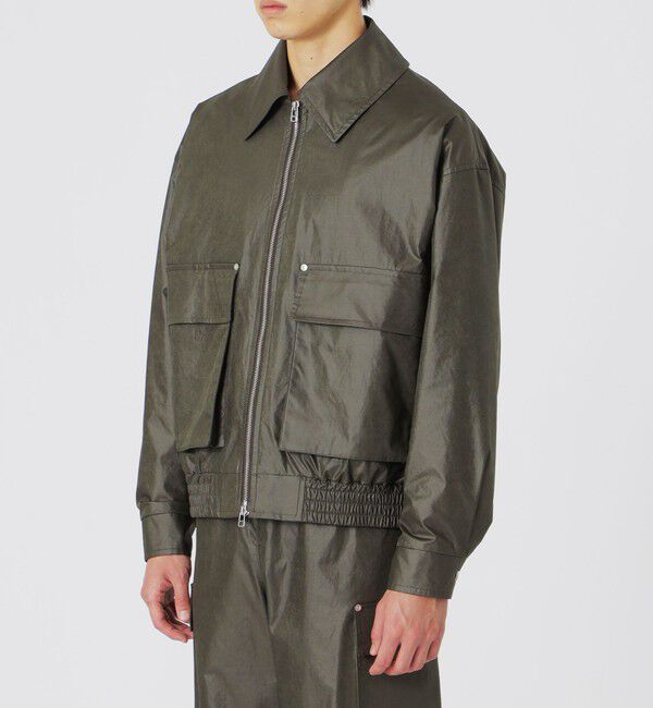  「ワックスヴィンテージライクフライトブルゾン」|ブルゾン・スタジャン|