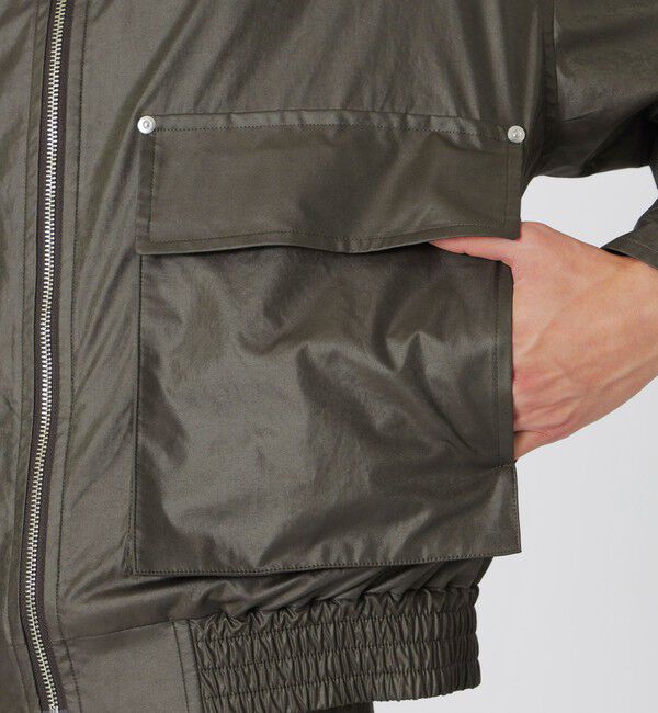  「ワックスヴィンテージライクフライトブルゾン」|ブルゾン・スタジャン|