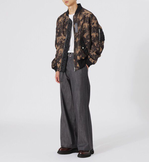  「ベルテッドバギーデニム」|デニム|